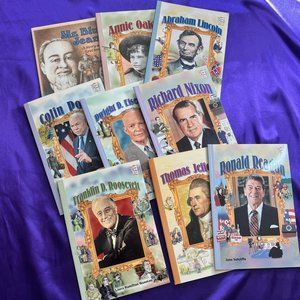 📌9 History Maker Bios - Lincoln - Jefferson - Reagan - Roosevelt - Powell etc